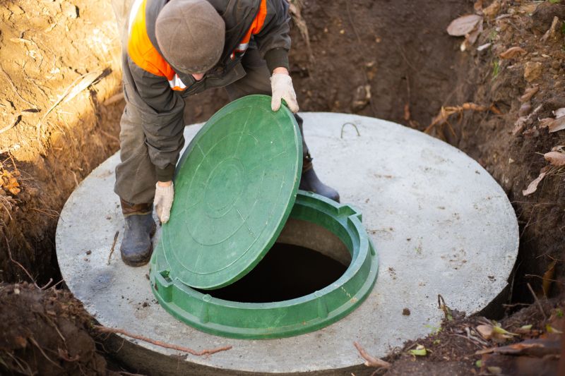 Septic Tank Cover Placement
